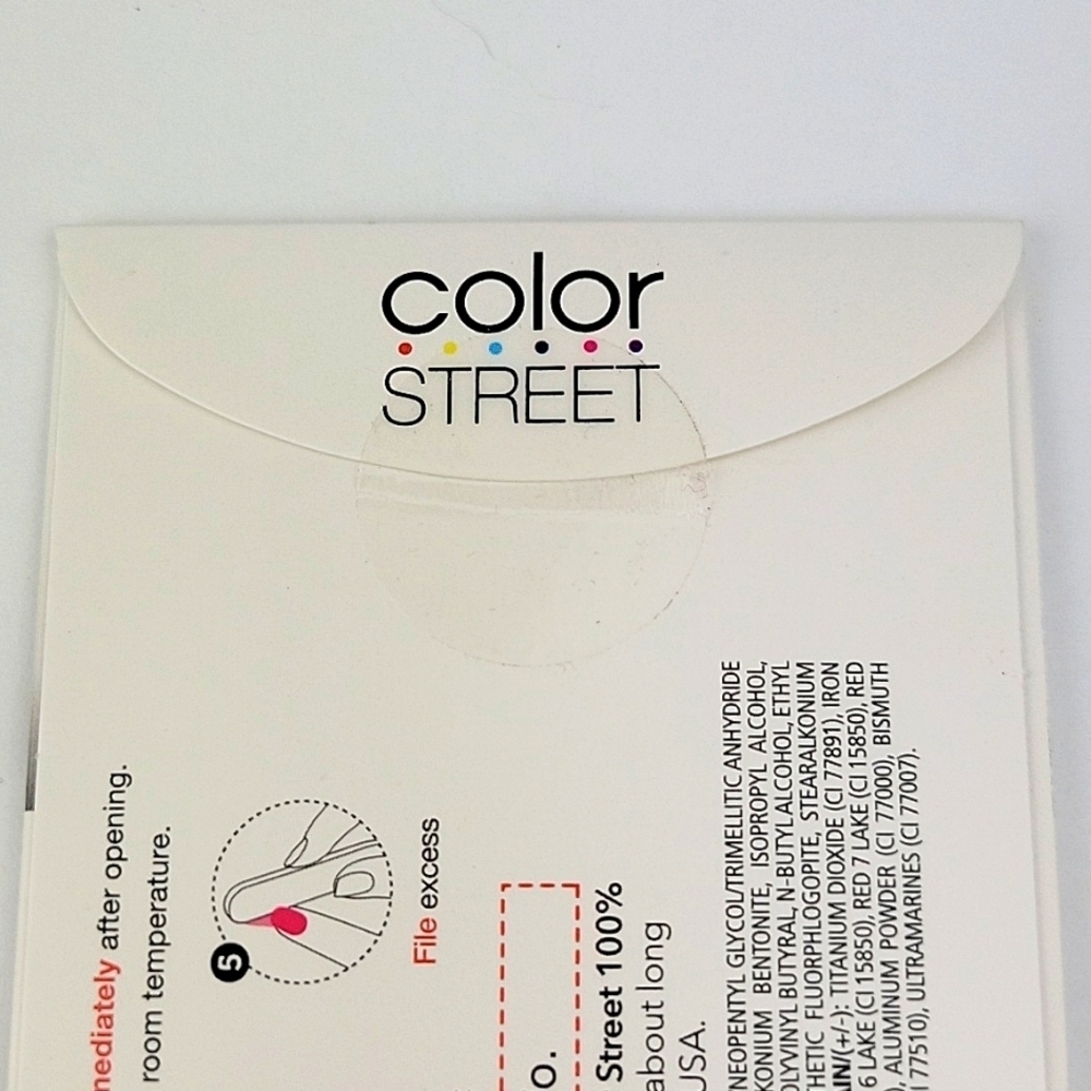 Color Street Sunday Puntday Real Nail Polish Strips Cream & Brown - Picture 3 of 7